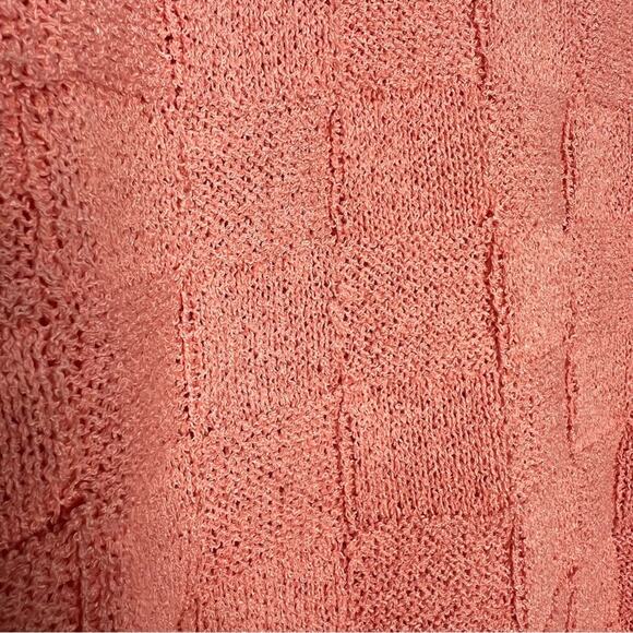 EvoStyle XL Knit Short Sleeve V Neck Short Sleeve Sweater Textured NEW - Picture 7 of 9